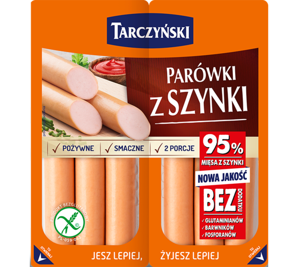 parówki z szynki
